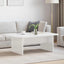 Sofabord Hvid 93 x 53 x 33 cm Konstrueret træ