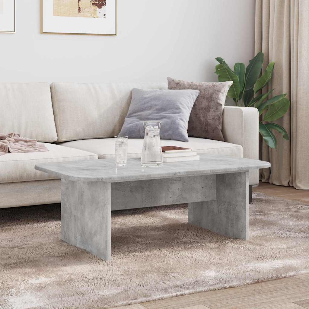 Sofabord Beton Grå 93 x 53 x 33 cm Konstrueret træ