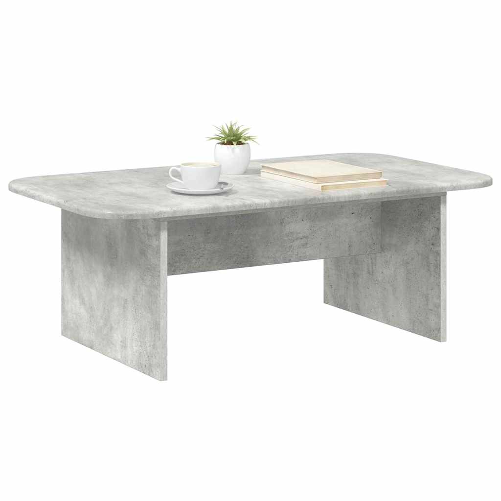 Sofabord Beton Grå 93 x 53 x 33 cm Konstrueret træ