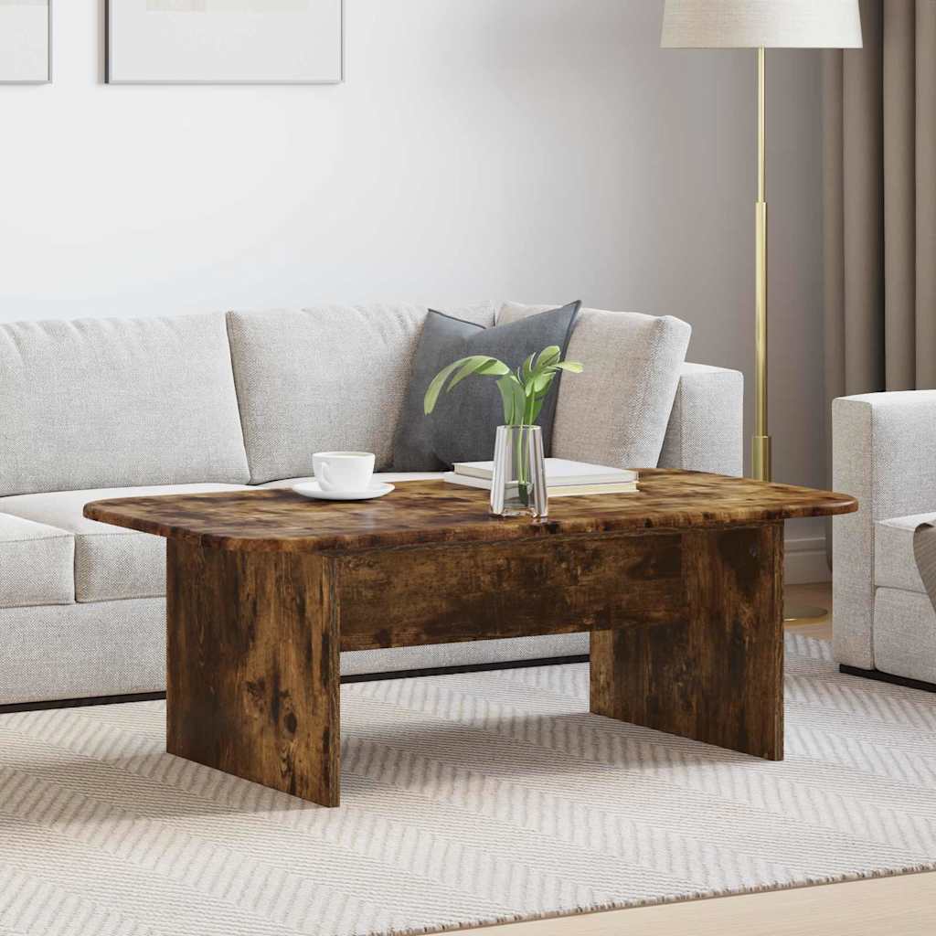Sofabord Røget eg 93 x 53 x 33 cm Konstrueret træ