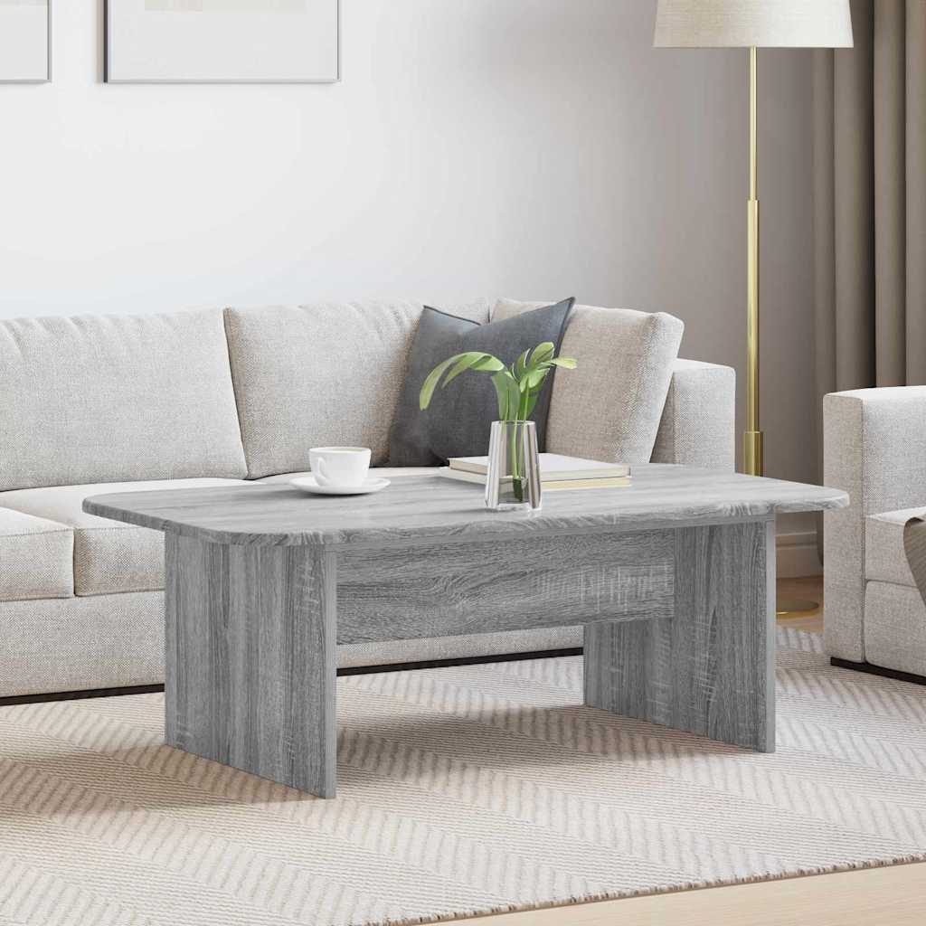 Sofabord Grå Sonoma 93 x 53 x 33 cm Konstrueret træ