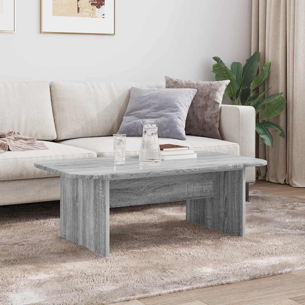 Sofabord Grå Sonoma 93 x 53 x 33 cm Konstrueret træ