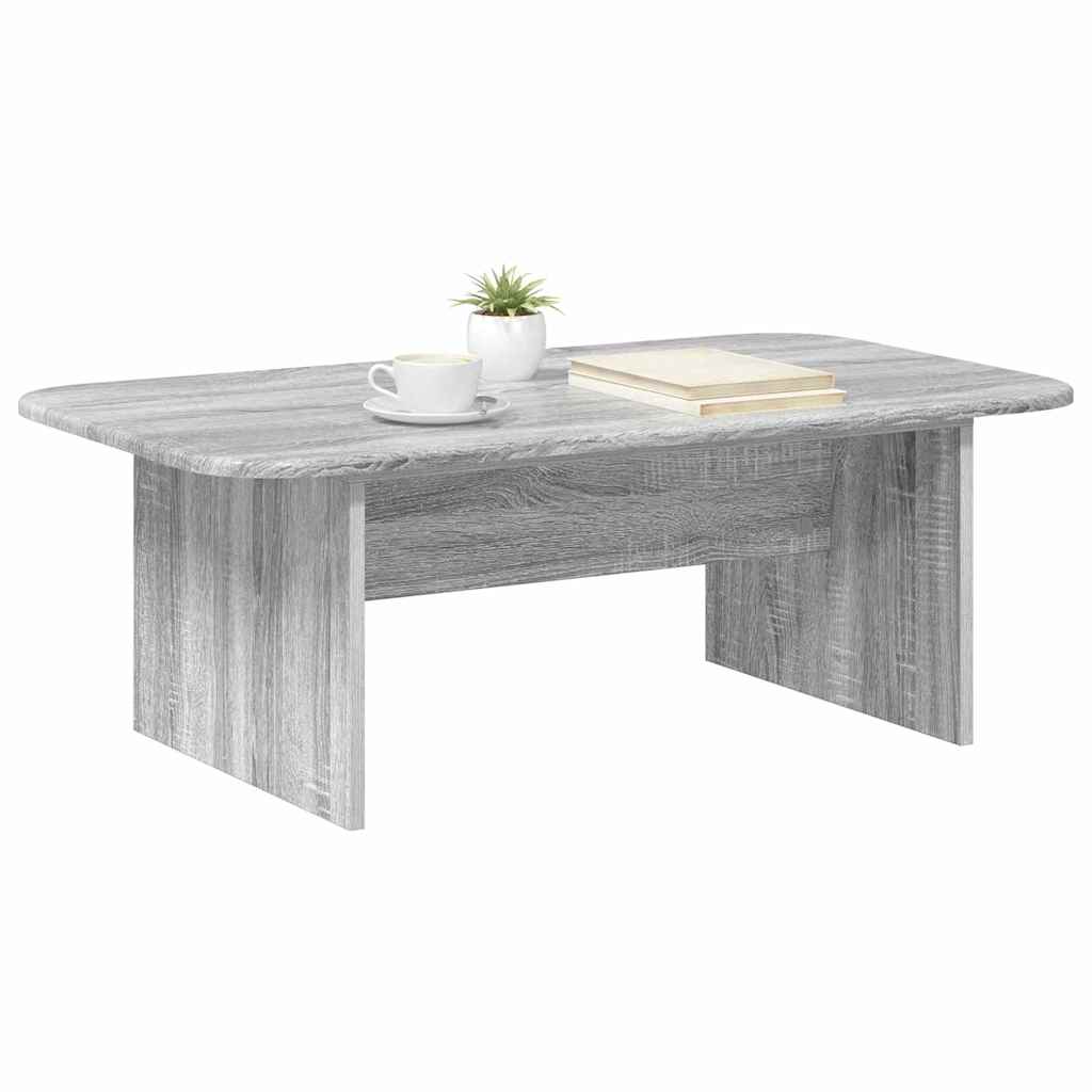 Sofabord Grå Sonoma 93 x 53 x 33 cm Konstrueret træ