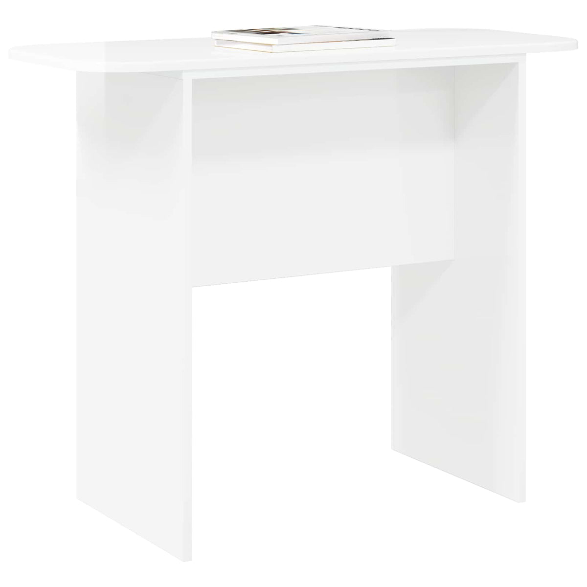 Konsolbord Høj gloss hvid 93 x 40 x 75 cm Konstrueret træ