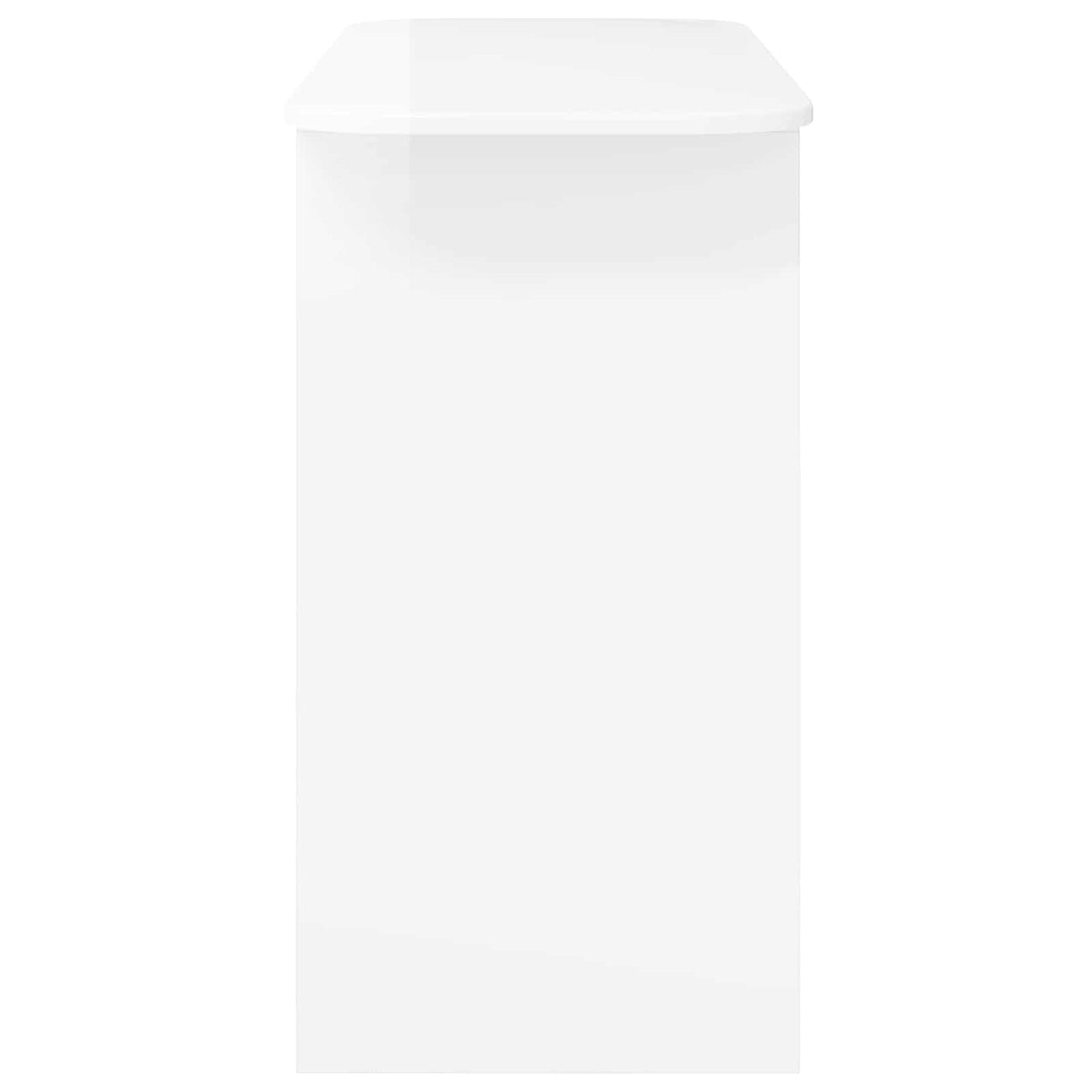 Konsolbord Høj gloss hvid 93 x 40 x 75 cm Konstrueret træ