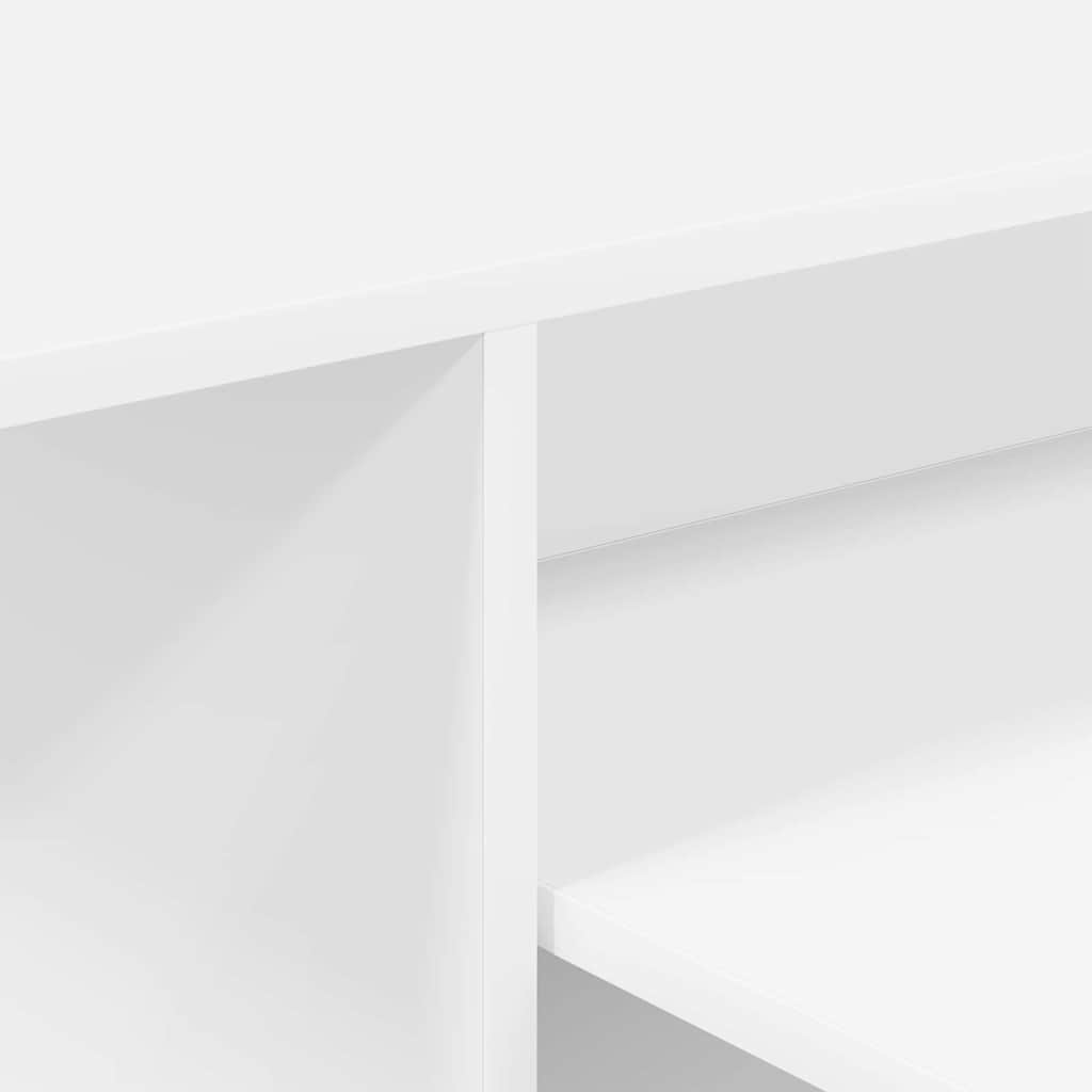 Konsolbord Hvid 91,5 x 35 x 38,5 cm Konstrueret træ