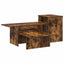 Konsolbord Røget eg 91,5 x 35 x 38,5 cm Konstrueret træ
