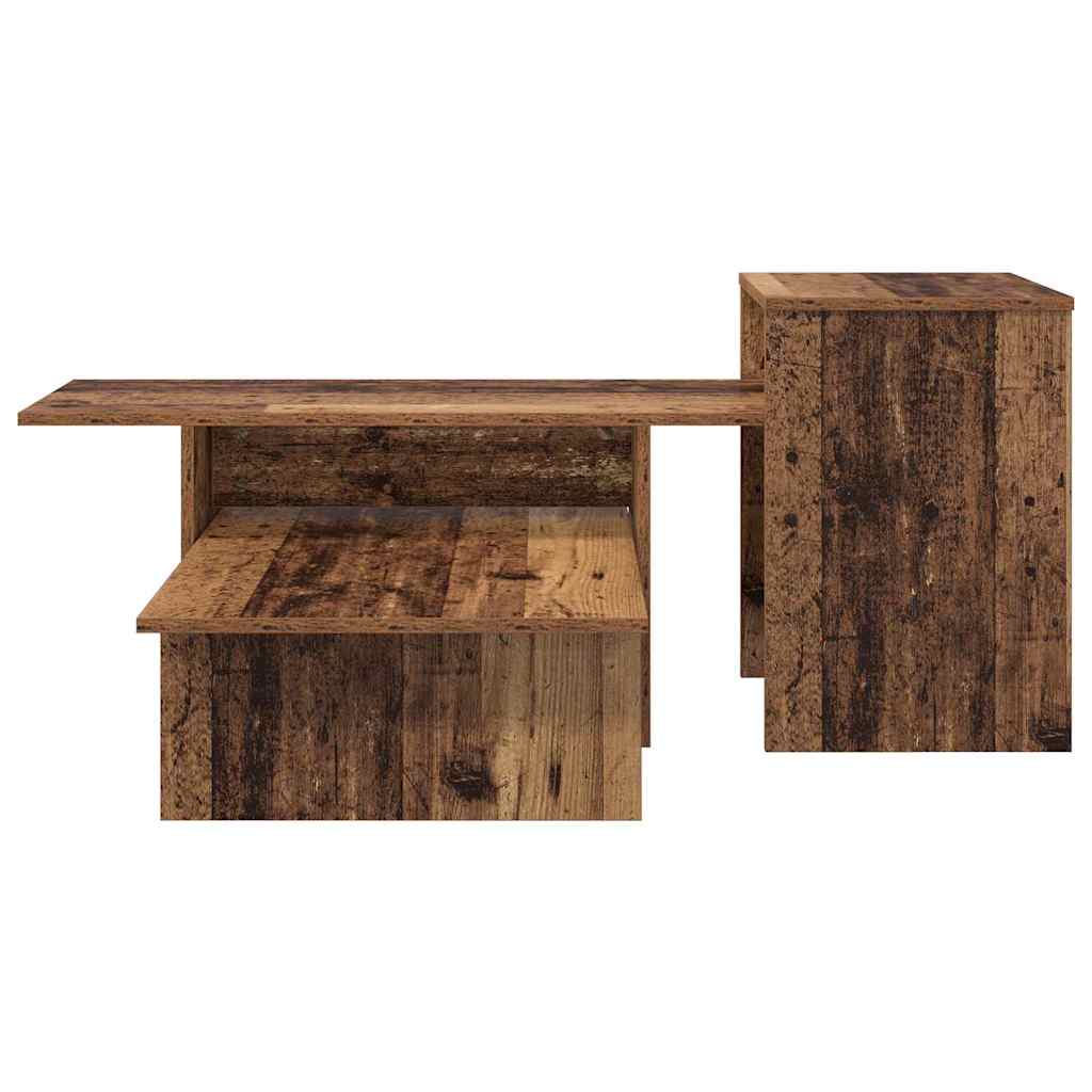 Konsolbord Gammelt træ 91,5 x 35 x 38,5 cm Konstrueret træ