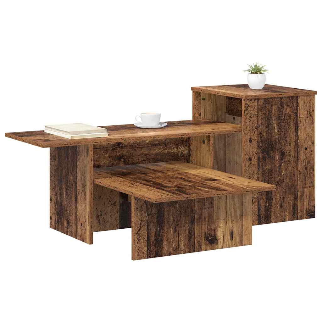 Konsolbord Gammelt træ 91,5 x 35 x 38,5 cm Konstrueret træ