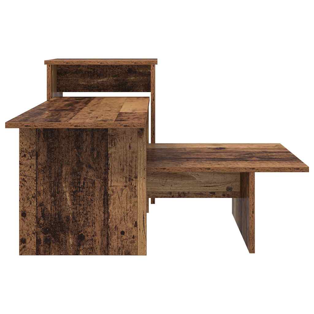 Konsolbord Gammelt træ 91,5 x 35 x 38,5 cm Konstrueret træ