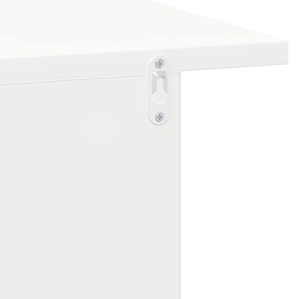 Sengebord Hvid 40 x 30 x 25 cm Konstrueret træ