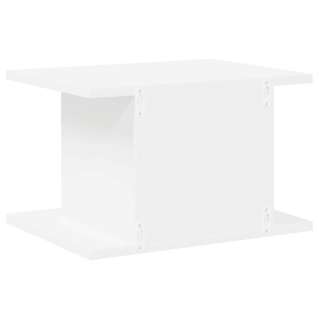 Sengebord 2 stk. Hvid 40 x 30 x 25 cm Konstrueret træ