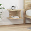 Sengebord Sonoma eg 40 x 30 x 25 cm Konstrueret træ