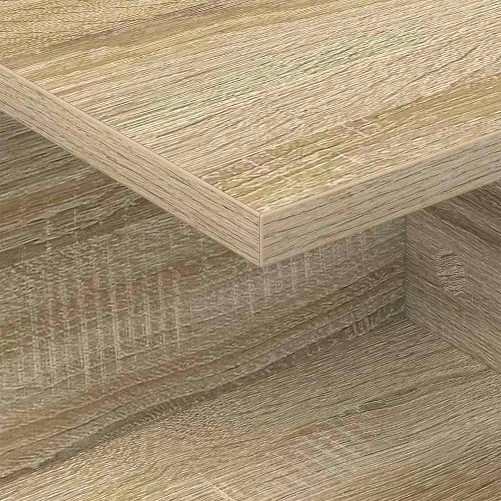 Sengebord 2 stk. Sonoma eg 40 x 30 x 25 cm Konstrueret træ