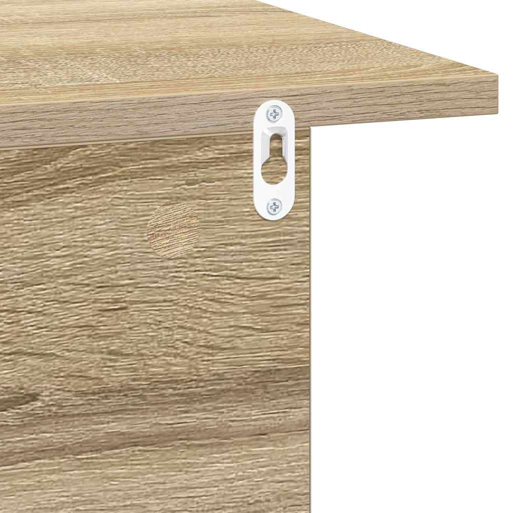 Sengebord 2 stk. Sonoma eg 40 x 30 x 25 cm Konstrueret træ