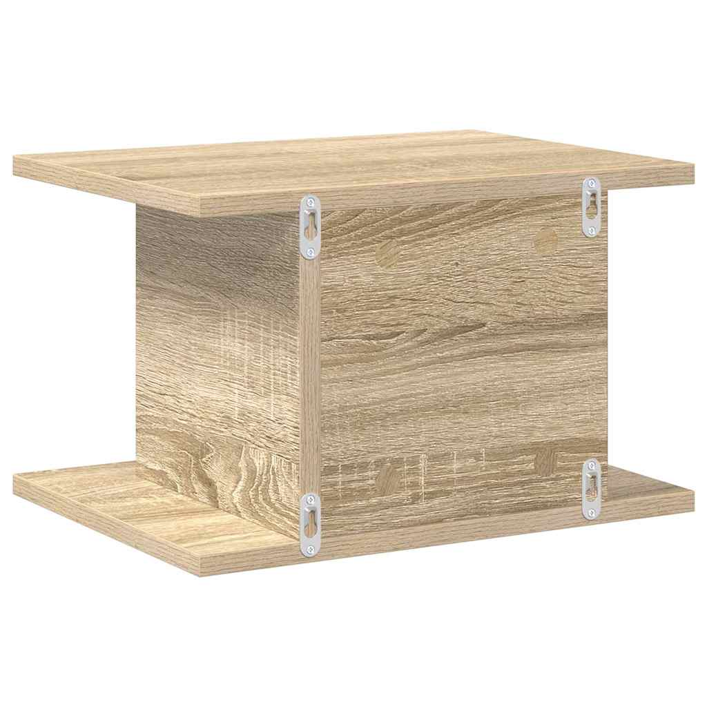 Sengebord 2 stk. Sonoma eg 40 x 30 x 25 cm Konstrueret træ