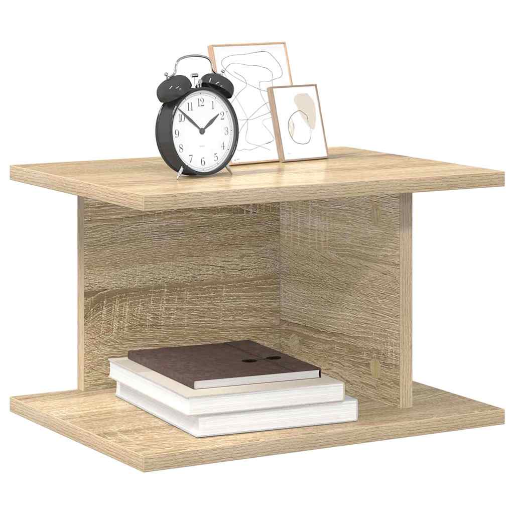 Sengebord 2 stk. Sonoma eg 40 x 30 x 25 cm Konstrueret træ