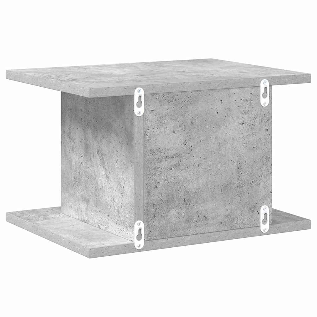 Sengebord 2 stk. Beton Grå 40 x 30 x 25 cm Konstrueret træ