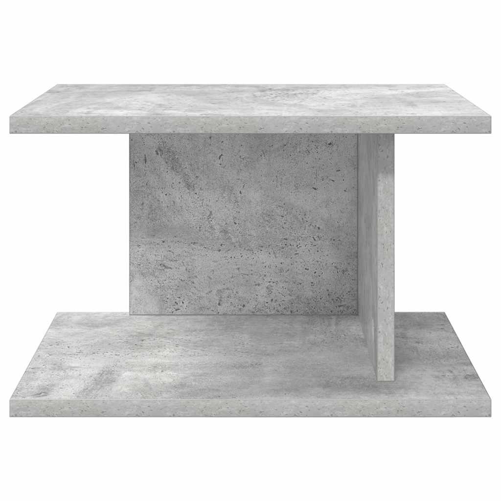 Sengebord 2 stk. Beton Grå 40 x 30 x 25 cm Konstrueret træ