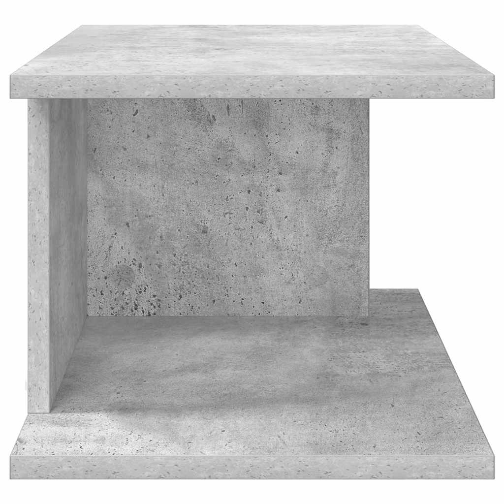 Sengebord 2 stk. Beton Grå 40 x 30 x 25 cm Konstrueret træ