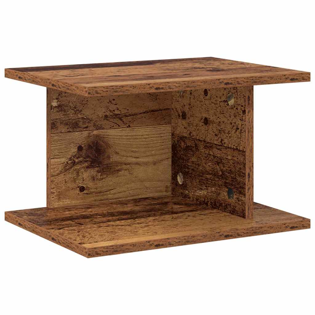 Sengebord 2 stk. Gammelt træ 40 x 30 x 25 cm Konstrueret træ