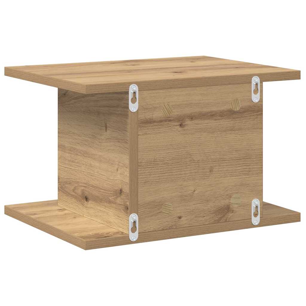 Sengebord 2 stk. Artisan Egetræ 40 x 30 x 25 cm Konstrueret træ