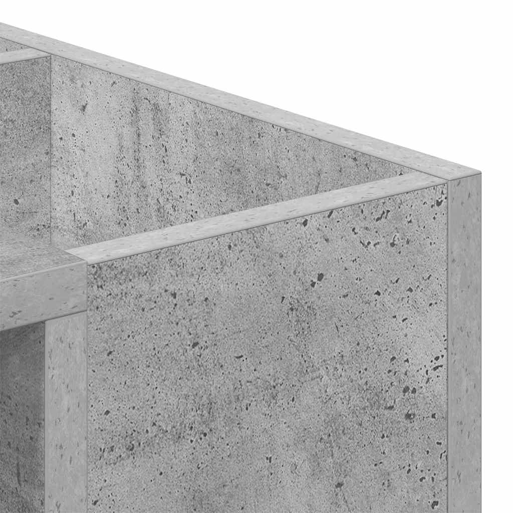 Sofabord Beton Grå 101,5 x 50 x 37 cm Konstrueret træ