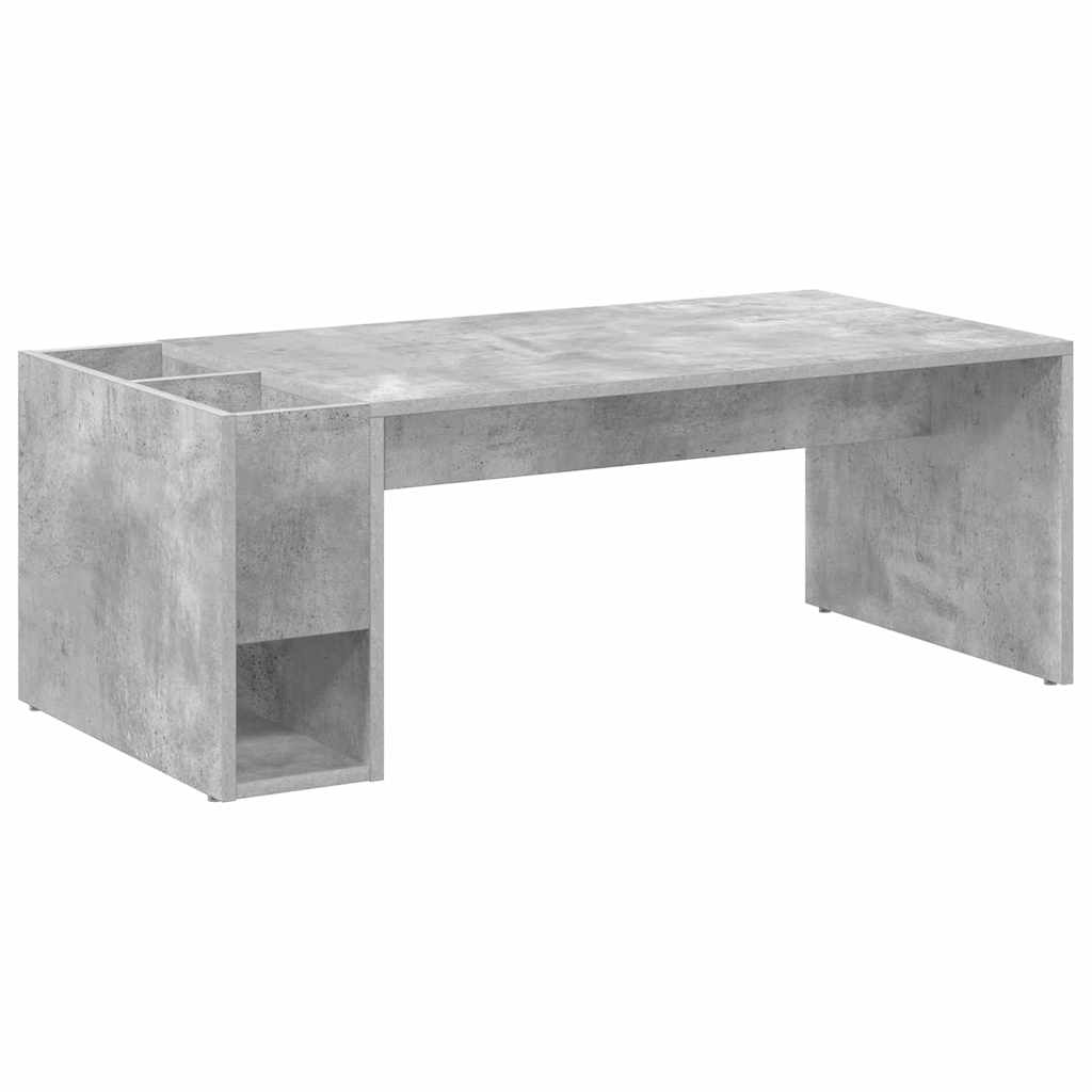 Sofabord Beton Grå 101,5 x 50 x 37 cm Konstrueret træ