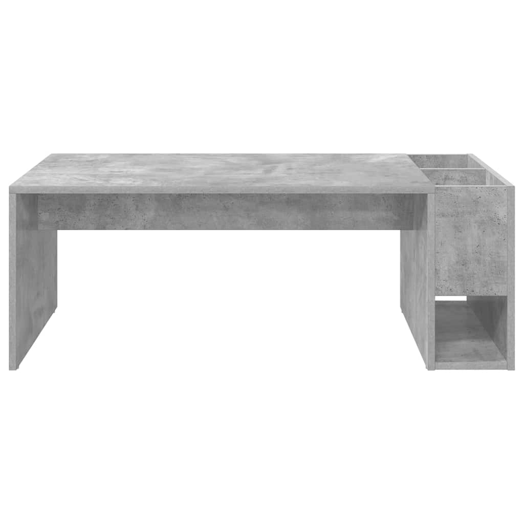 Sofabord Beton Grå 101,5 x 50 x 37 cm Konstrueret træ