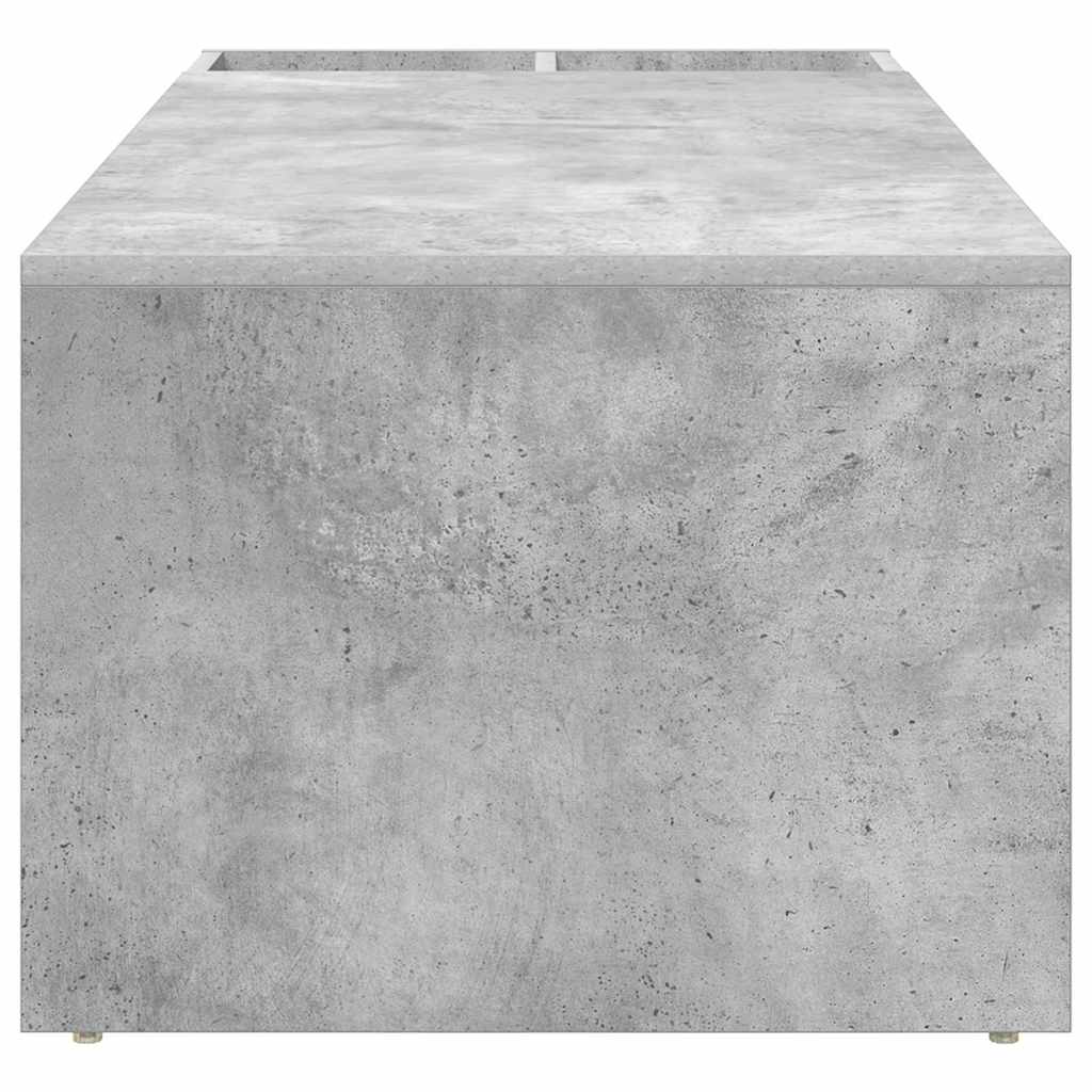 Sofabord Beton Grå 101,5 x 50 x 37 cm Konstrueret træ