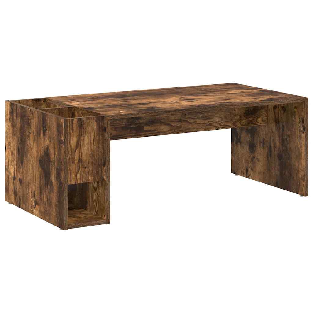 Sofabord Røget eg 101,5 x 50 x 37 cm Konstrueret træ