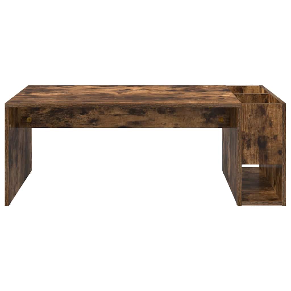 Sofabord Røget eg 101,5 x 50 x 37 cm Konstrueret træ