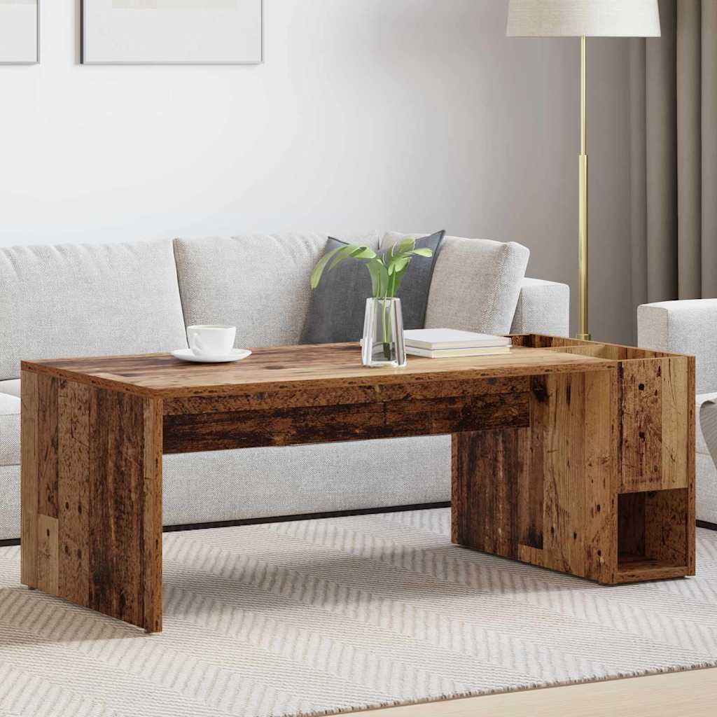 Sofabord Gammelt træ 101,5 x 50 x 37 cm Konstrueret træ