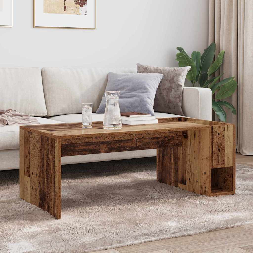 Sofabord Gammelt træ 101,5 x 50 x 37 cm Konstrueret træ