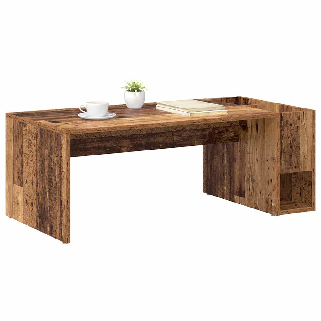 Sofabord Gammelt træ 101,5 x 50 x 37 cm Konstrueret træ