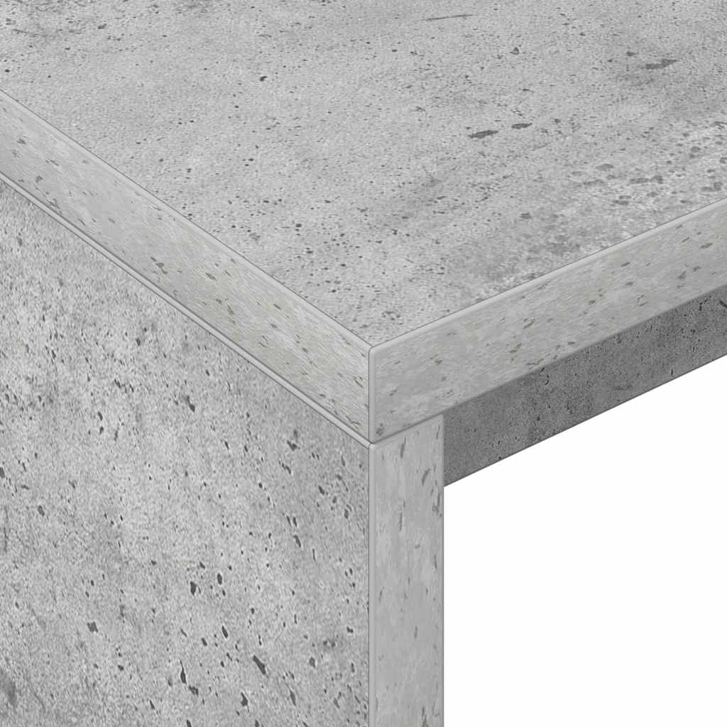 Bord Beton Grå Konstrueret træ 109 x 50 x 78 cm