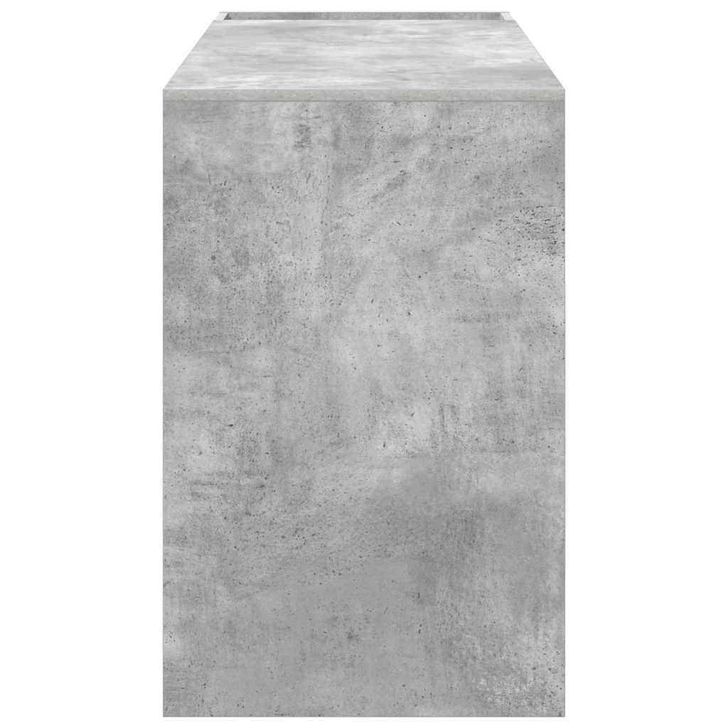 Bord Beton Grå Konstrueret træ 109 x 50 x 78 cm