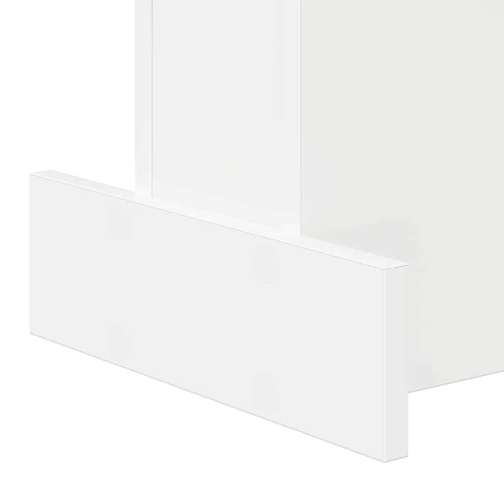 Endebord Hvid 35,5 x 35 x 40 cm Konstrueret træ