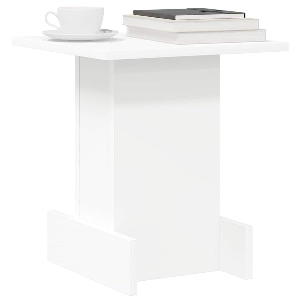 Endebord Hvid 35,5 x 35 x 40 cm Konstrueret træ