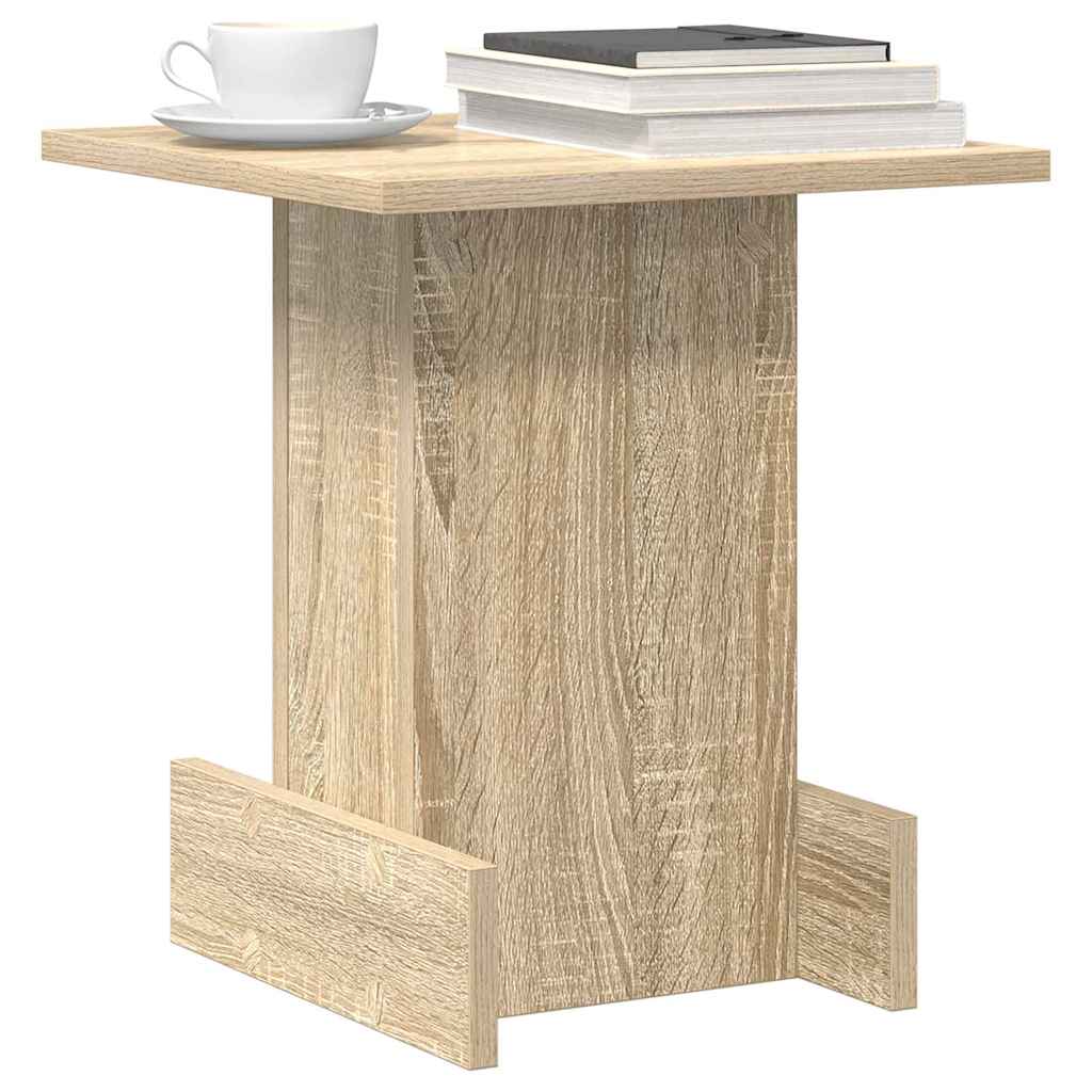 Endebord Sonoma eg 35,5 x 35 x 40 cm Konstrueret træ