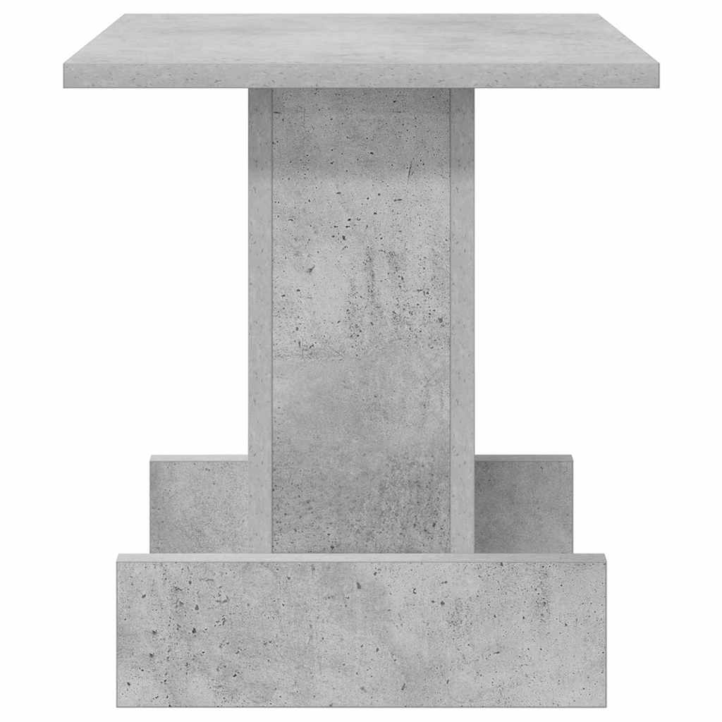 Endebord Beton Grå 35,5 x 35 x 40 cm Konstrueret træ