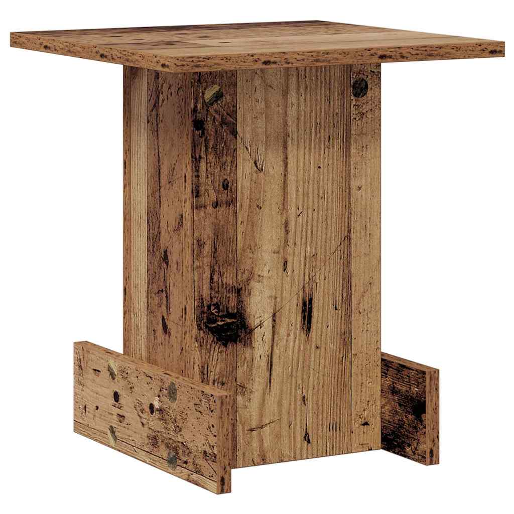 Endebord Gammelt træ 35,5 x 35 x 40 cm Konstrueret træ