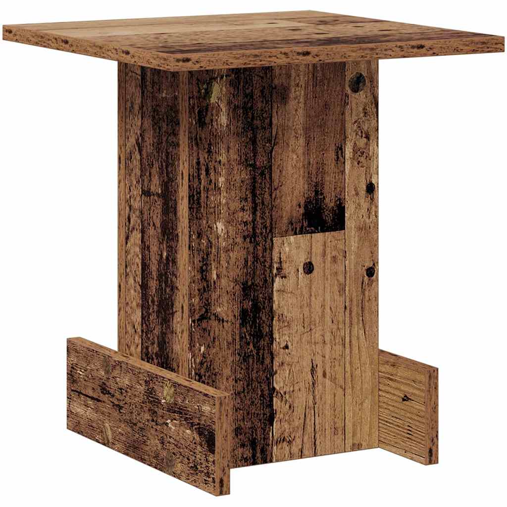 Endebord Gammelt træ 35,5 x 35 x 40 cm Konstrueret træ