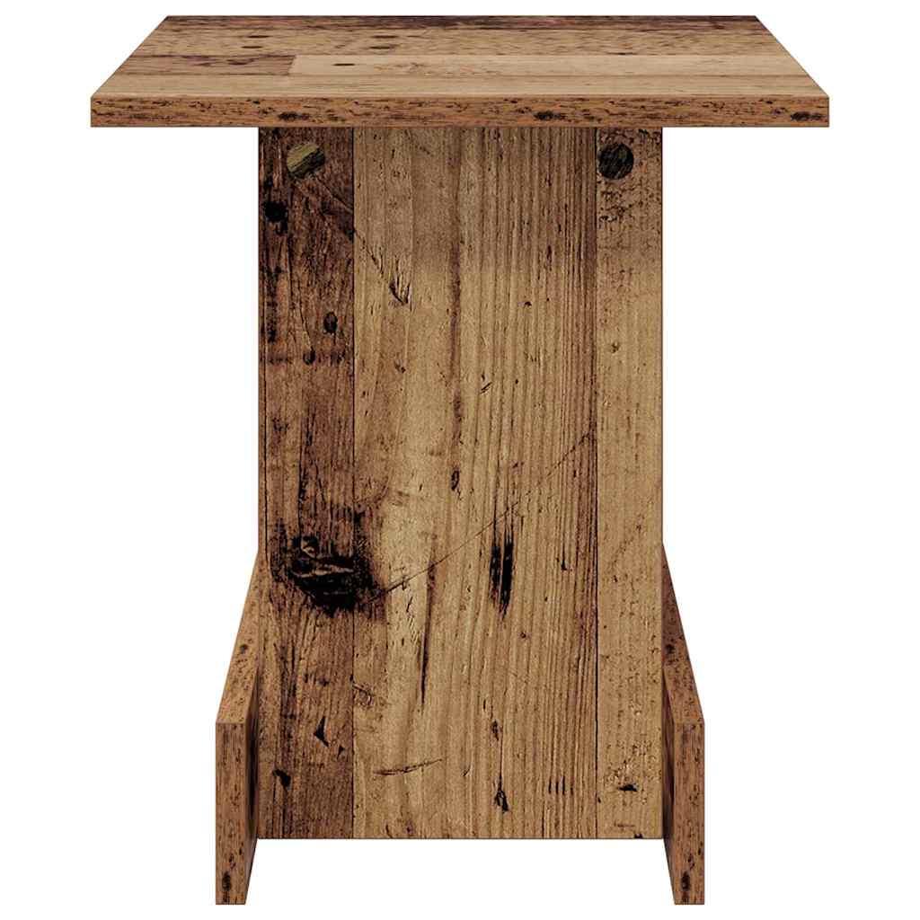 Endebord Gammelt træ 35,5 x 35 x 40 cm Konstrueret træ