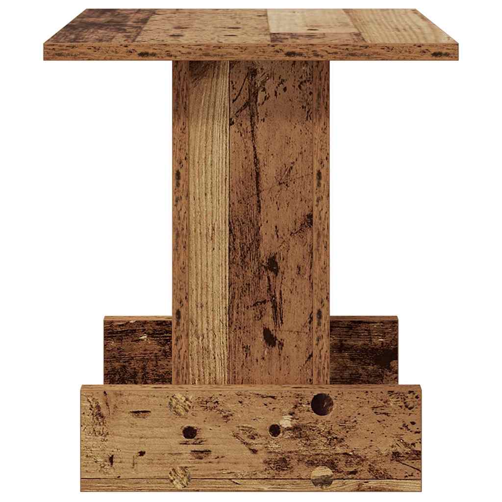 Endebord Gammelt træ 35,5 x 35 x 40 cm Konstrueret træ