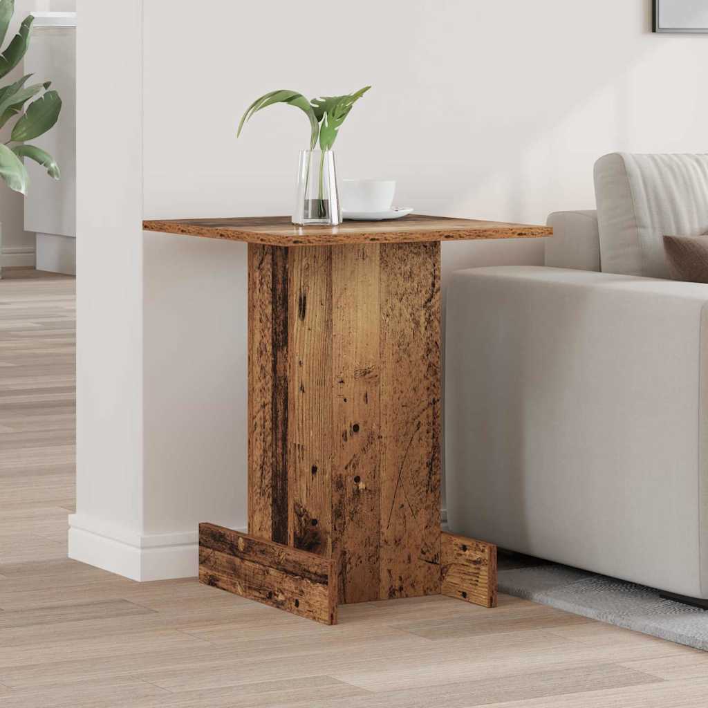 Endebord Gammelt træ 44,5 x 45 x 55 cm Konstrueret træ