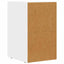 Sengebord ELST 2 stk. Hvid 29,5 x 33,5 x 50 cm Konstrueret træ
