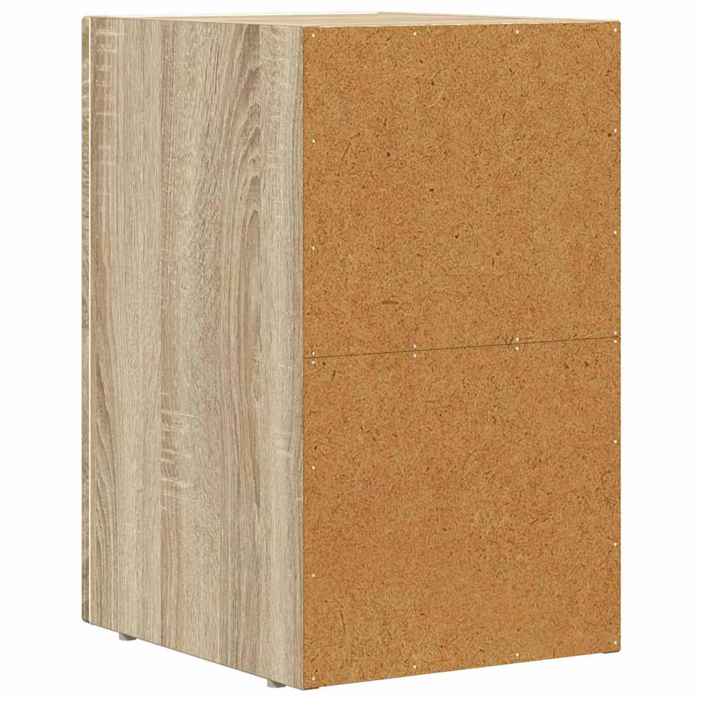 Sengebord ELST Sonoma eg 29,5 x 33,5 x 50 cm Konstrueret træ