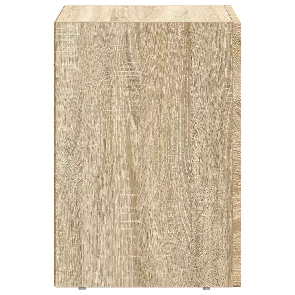 Sengebord ELST Sonoma eg 29,5 x 33,5 x 50 cm Konstrueret træ