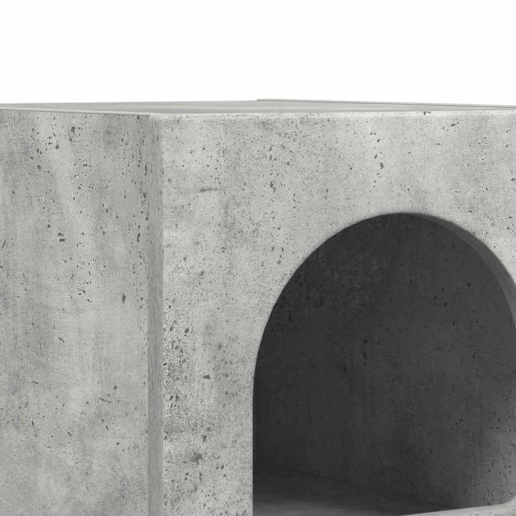 Sengebord ELST Beton Grå 29,5 x 33,5 x 50 cm Konstrueret træ